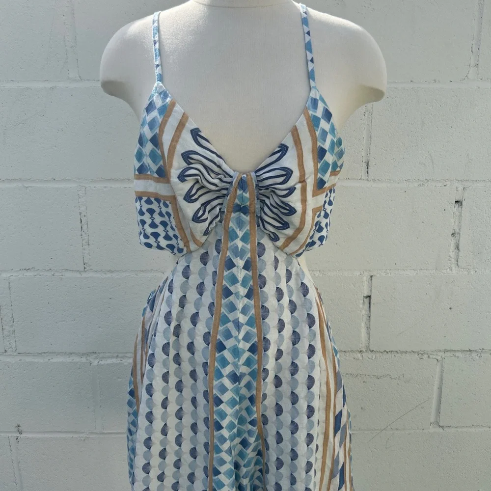 Stylish size Large Anthropologie Patterned Romper - Picture 2 of 5